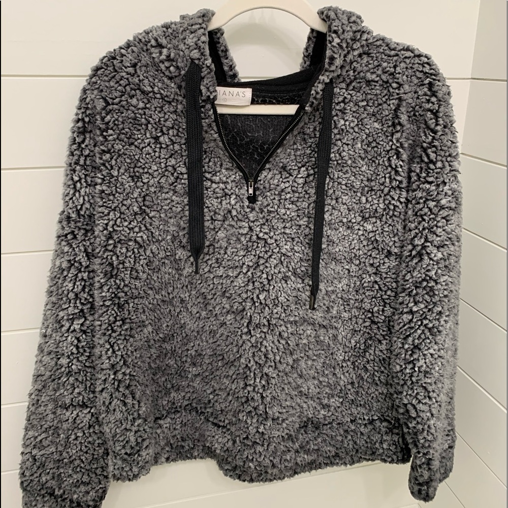 Fleece quarter-zip hoodie/ Size Small/ Juliana’s Boutique